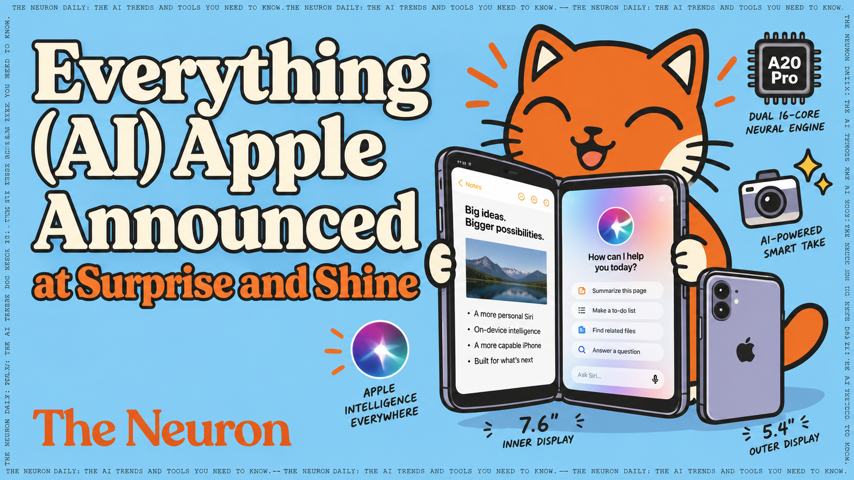 Everything (AI) Apple Announced at September 9 Event Header image